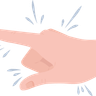 illustration pointing finger