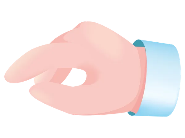 Pointing Finger Gesture  Illustration