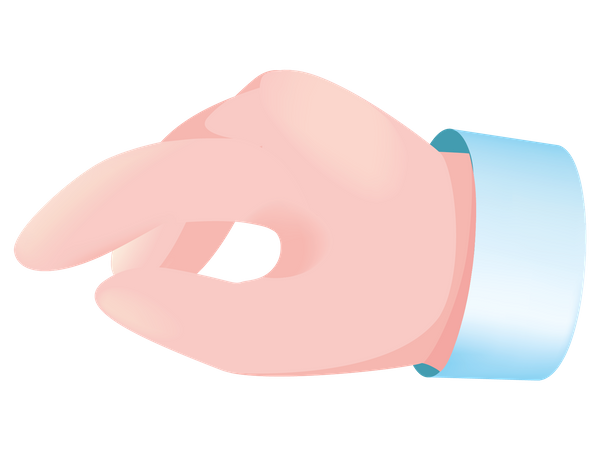 Pointing Finger Gesture  Illustration