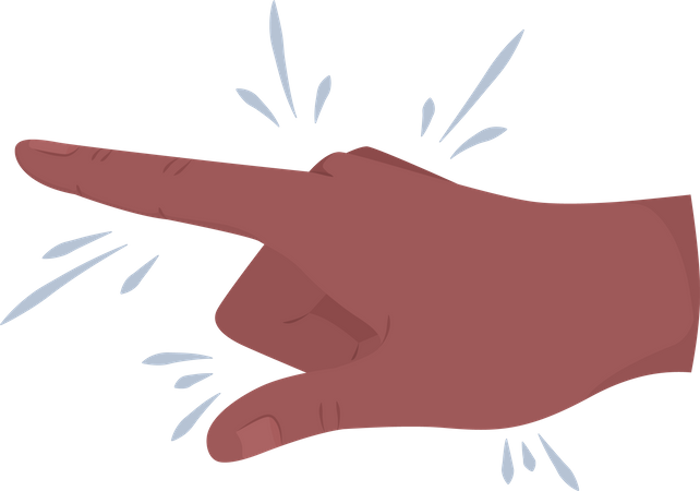 Pointing Finger  Illustration