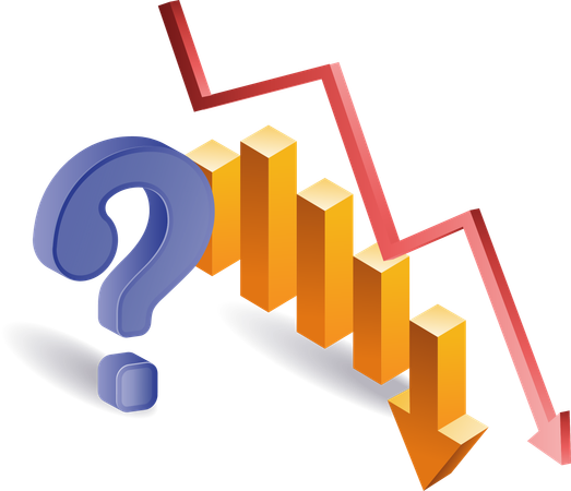 Des points d'interrogation sur le déclin du développement des affaires des analystes  Illustration