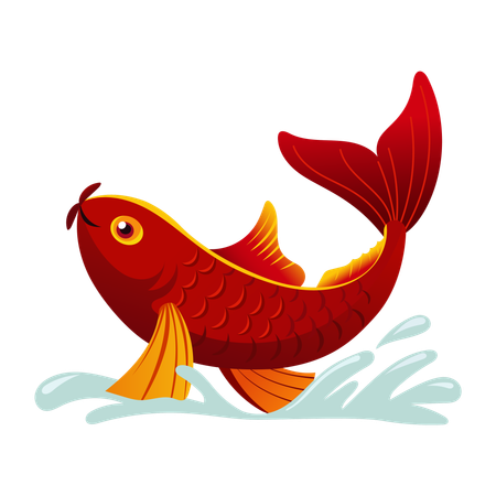 Poisson chinois  Illustration