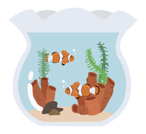 Poisson mignon  Illustration