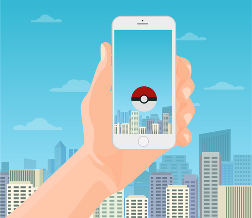 Pokémon game Illustration