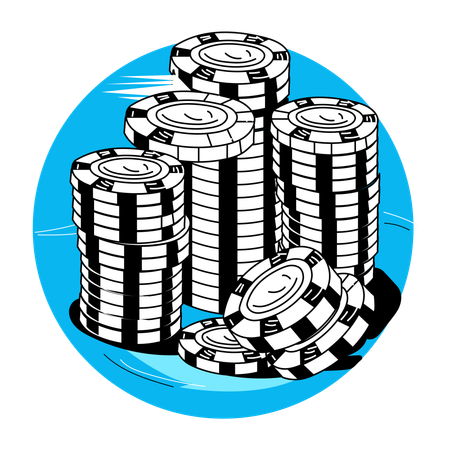 Poker Chips  Illustration