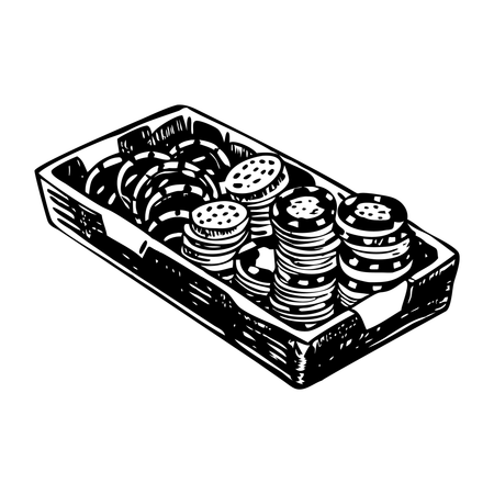 Poker Chips  Illustration