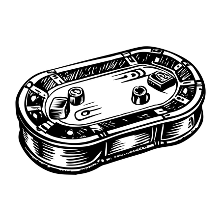 Poker Table  Illustration