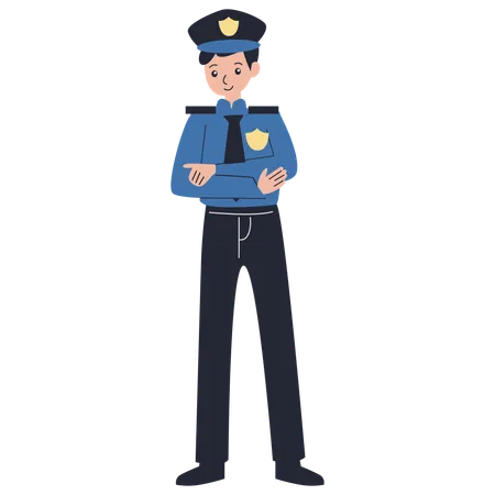 Police Badge  Illustration