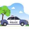 free police car illustrations