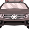 police car illustration svg