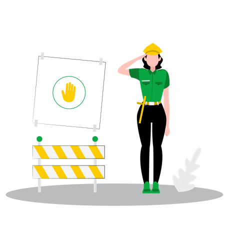 Police de la route  Illustration