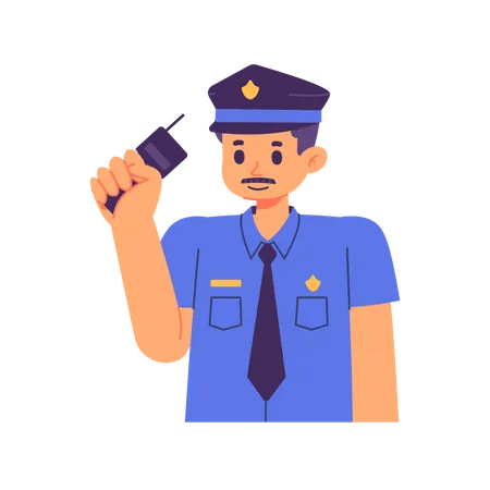 Police man  Illustration