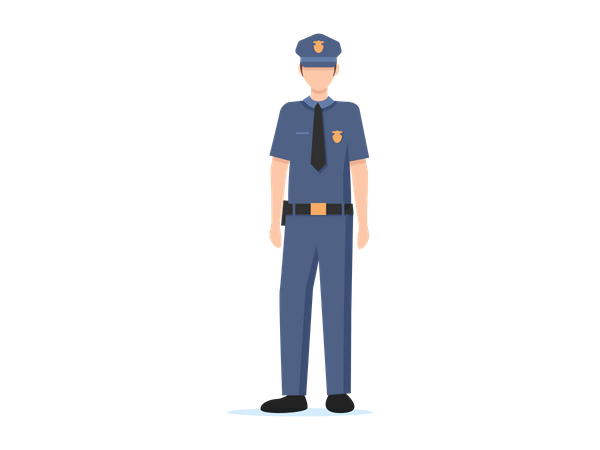 Police man  Illustration