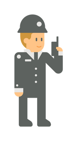 Police man  Illustration