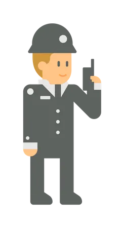 Police man  Illustration