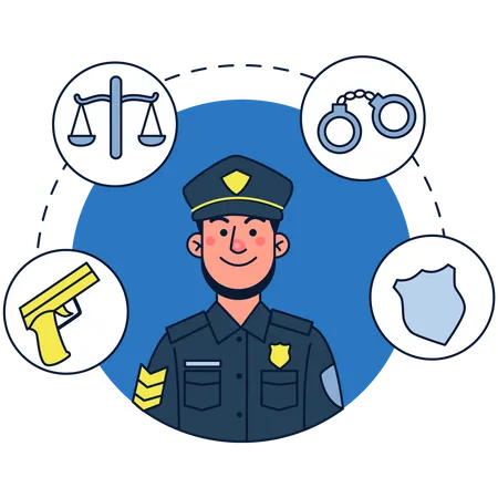 Police Officer Illustration
