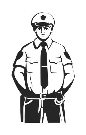 Police officer  Illustration