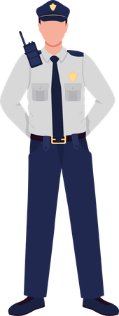 Police officer  Illustration