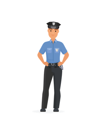 Police Officer  Illustration