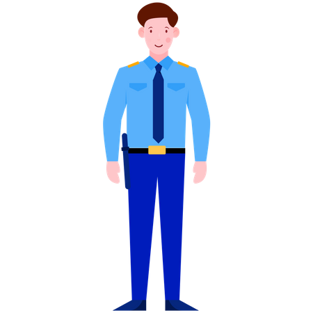 Police Officer  Illustration