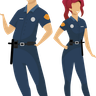 police officers illustration