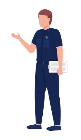 Policeman Illustration