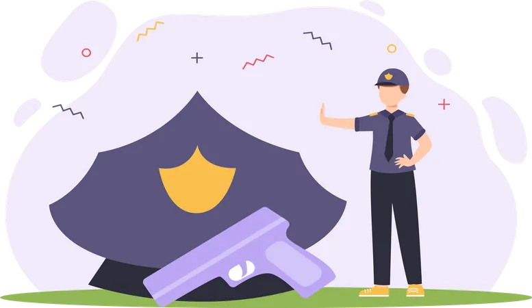 Policeman  Illustration