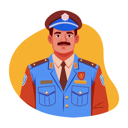 Policía  Illustration