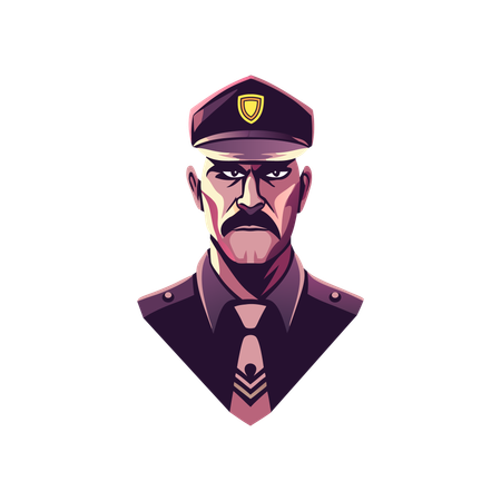 Officier de police  Illustration