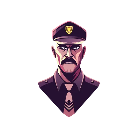 Officier de police  Illustration