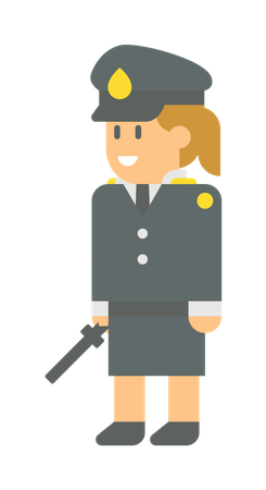 Officier de police  Illustration