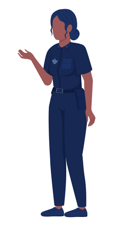 Officier de police  Illustration