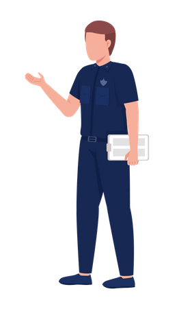 Policier  Illustration