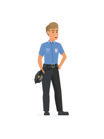 Officier de police  Illustration