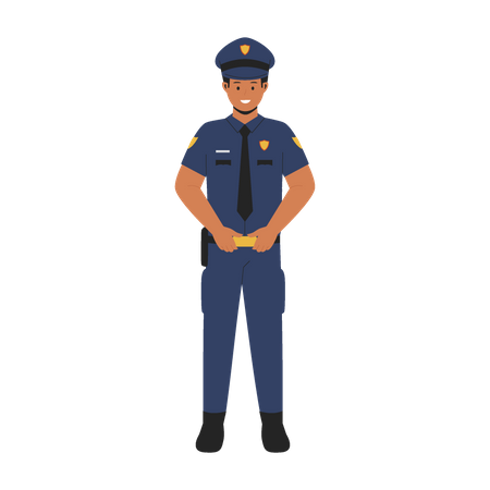 Policier  Illustration