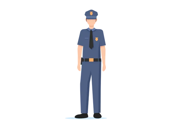 Policier  Illustration