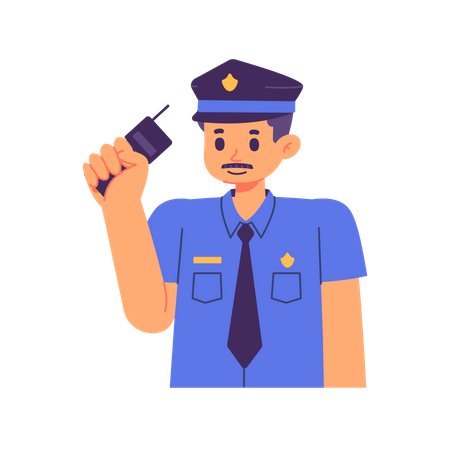 Policier  Illustration