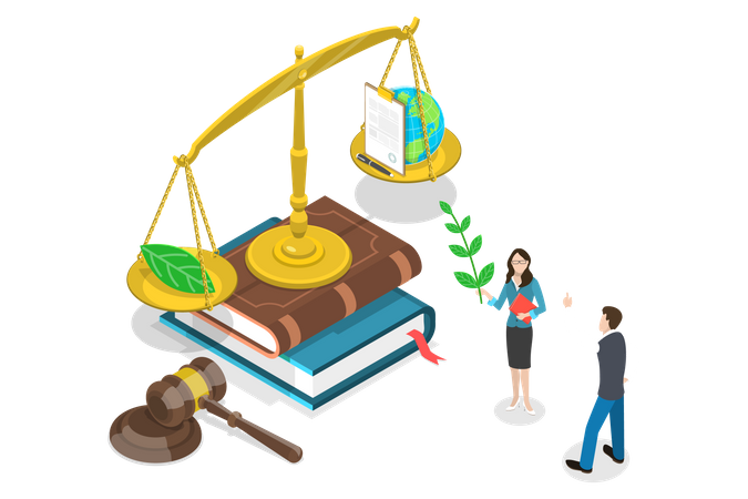 Política de protección del medio ambiente  Ilustración