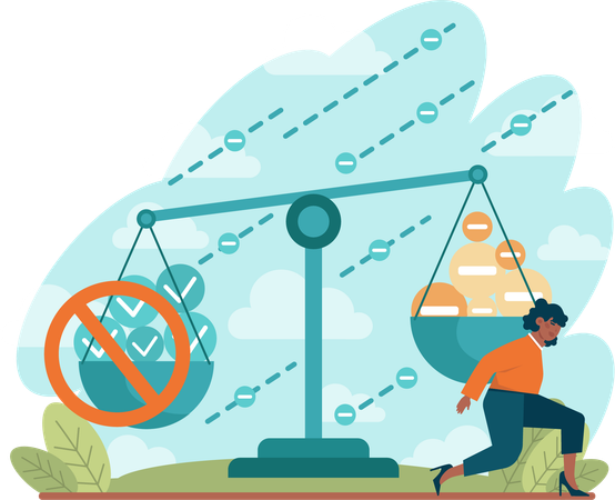 Political and economical sanctions  Illustration