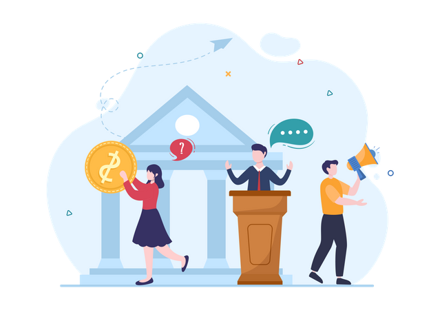 Political campaign  Illustration