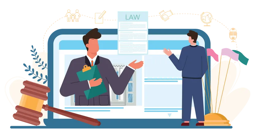 Political law  Illustration