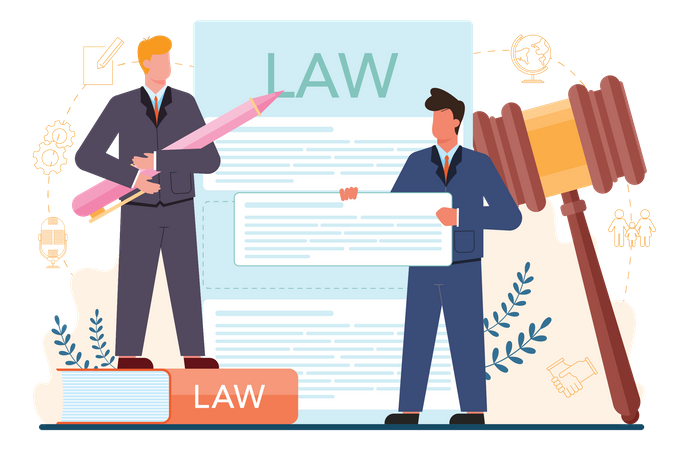 Political law  Illustration