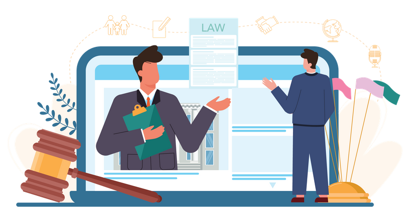 Political law  Illustration