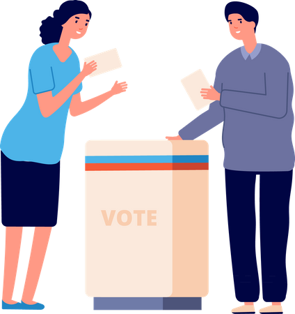 Political Voting  Illustration