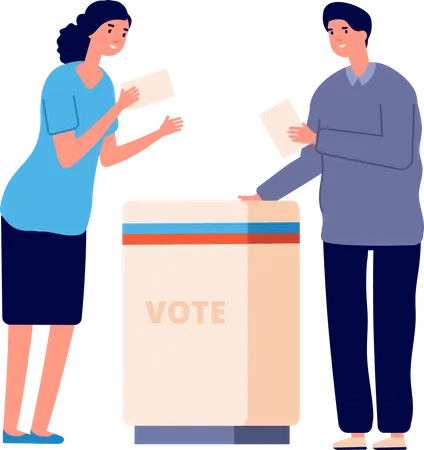 Political Voting  Illustration