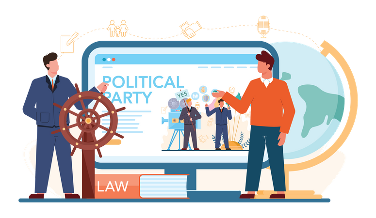 Politiker Recht  Illustration