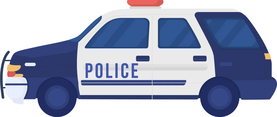 Polizeiauto  Illustration