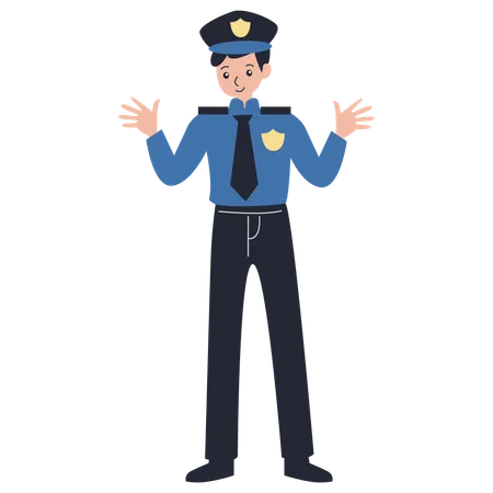 Polizist  Illustration