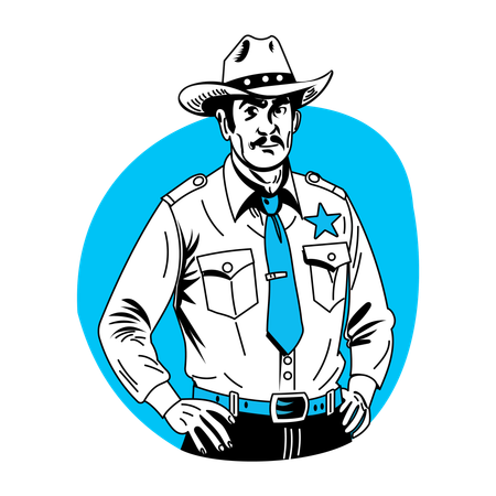 Polizist  Illustration