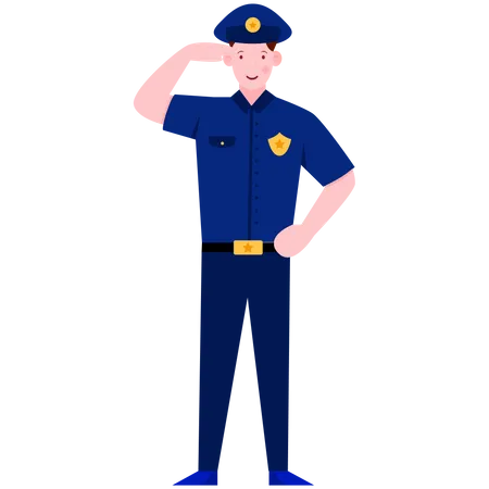 Polizist  Illustration